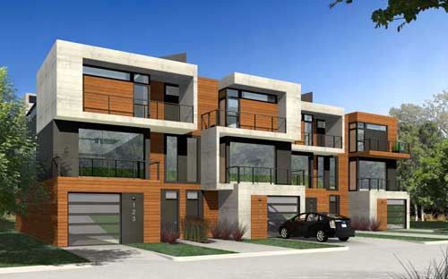 duplex house designs. or duplex developments,
